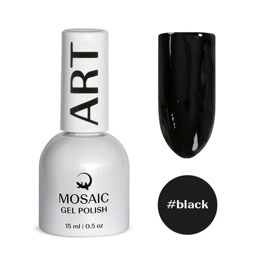Mosaic gel polish ART #black