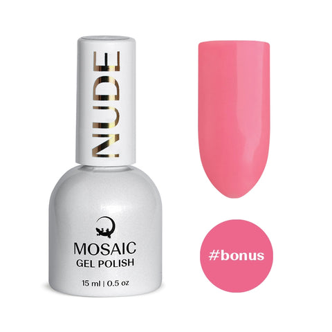 Mosaic gel polish NUDE #bonus