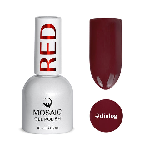 Mosaic gel polish RED #dialog