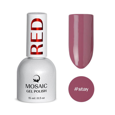 Mosaic gel polish RED #stay