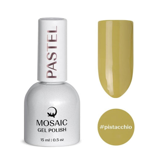 Mosaic gel polish PASTEL #pistacchio