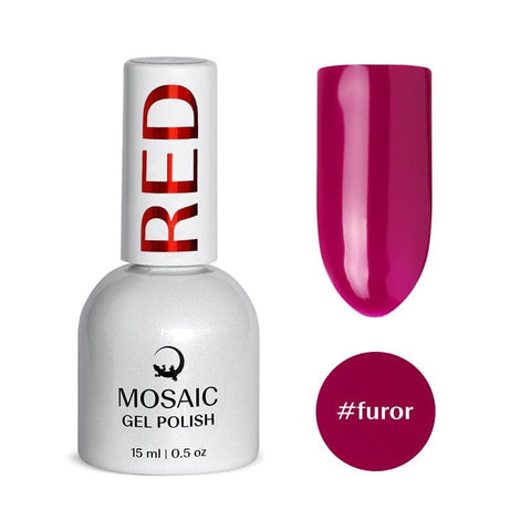 Mosaic gel polish RED #furor