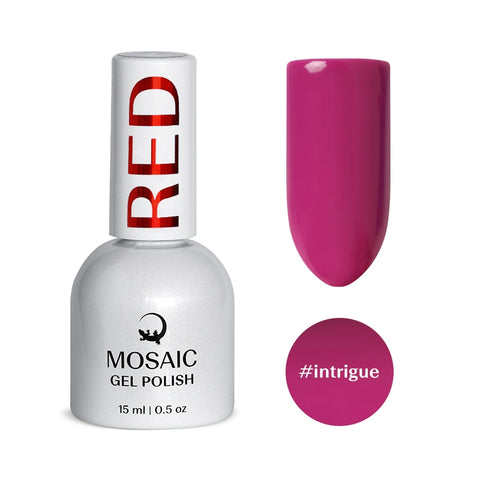 Mosaic gel polish RED #intrigue