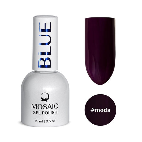 Mosaic gel polish BLUE #moda