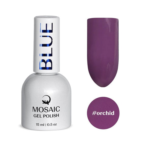 Mosaic gel polish BLUE #orchid