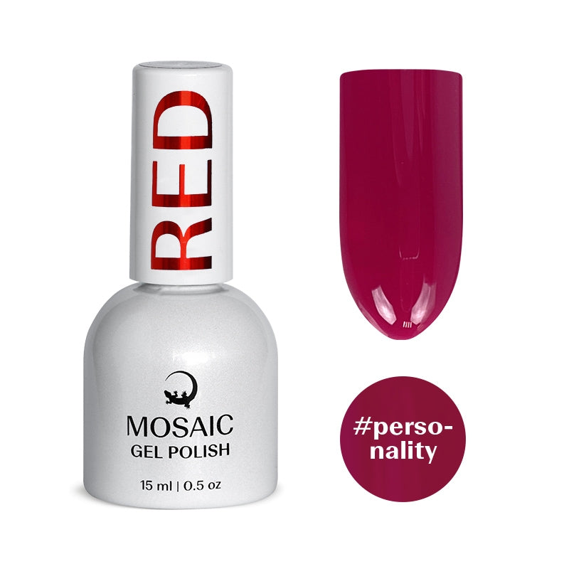 Mosaic gel polish RED #personality