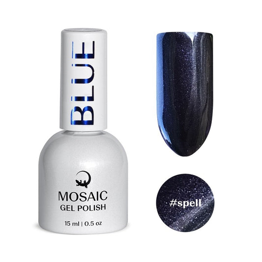 Mosaic gel polish BLUE #spell